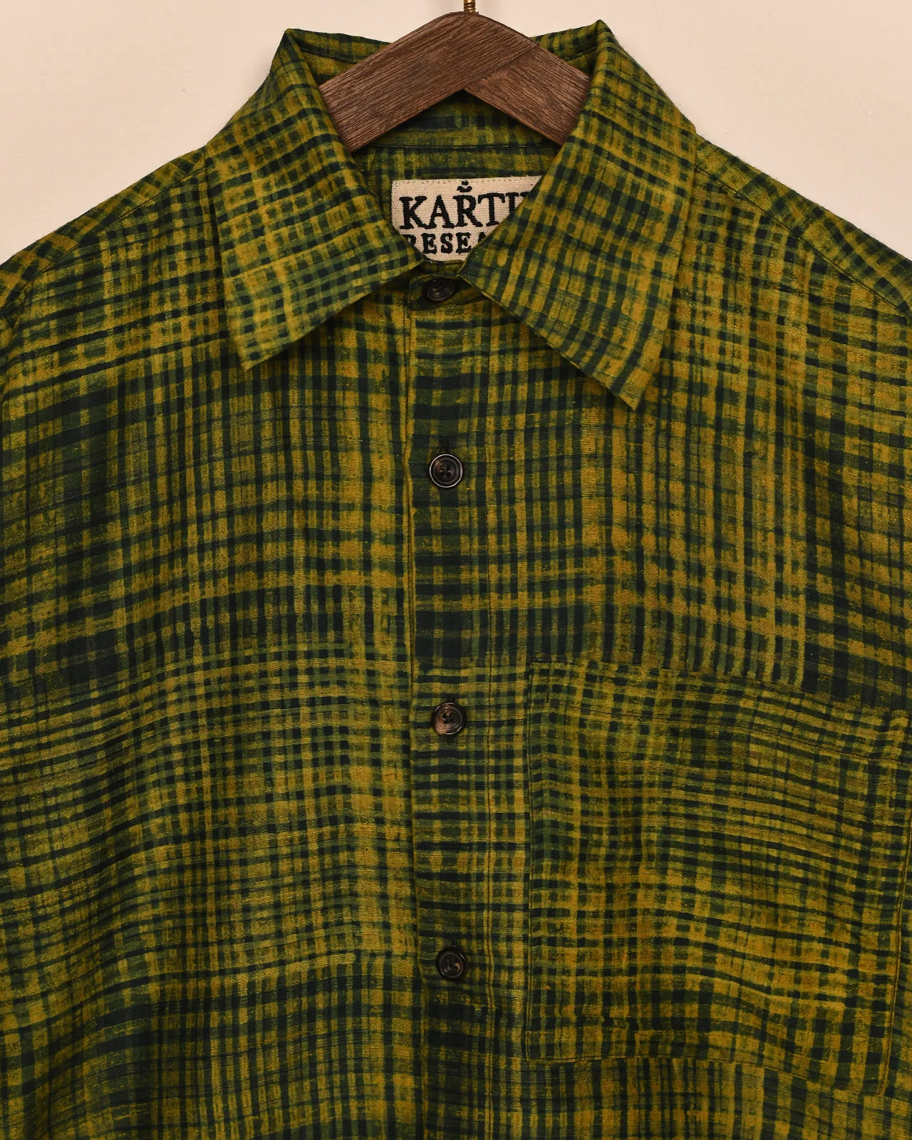 BLOCK PRINT CHECK SHIRT - Image 2