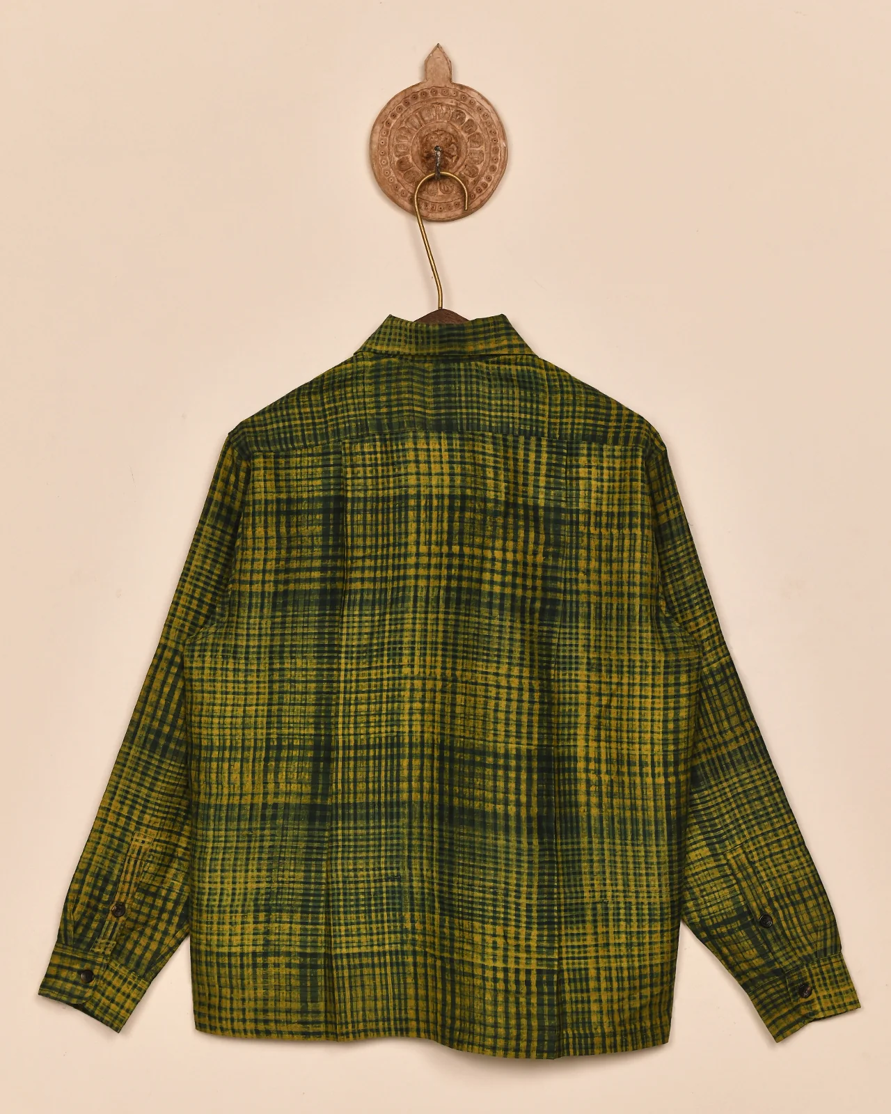 BLOCK PRINT CHECK SHIRT - Image 3