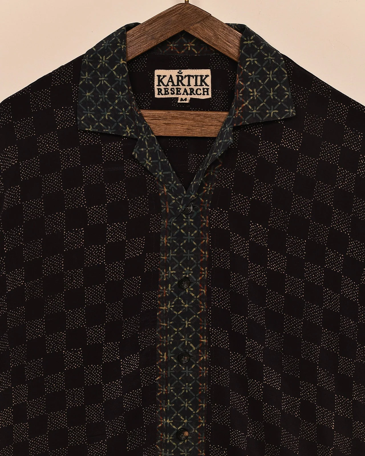BLOCK PRINT SILK SHIRT - Image 2