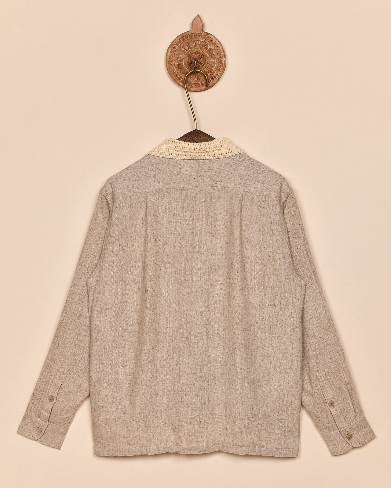 CROCHET COLLAR SHIRT - Image 3