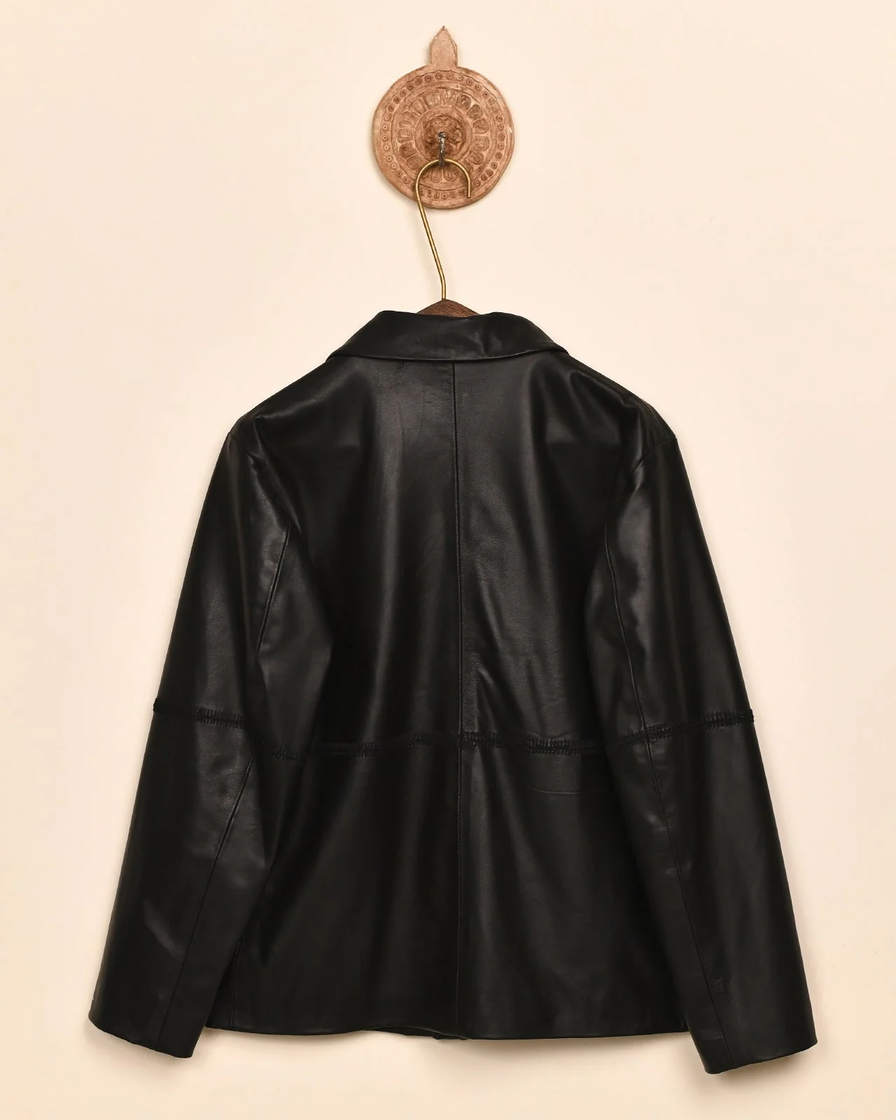 RABARI LEATHER BLAZER - Image 3
