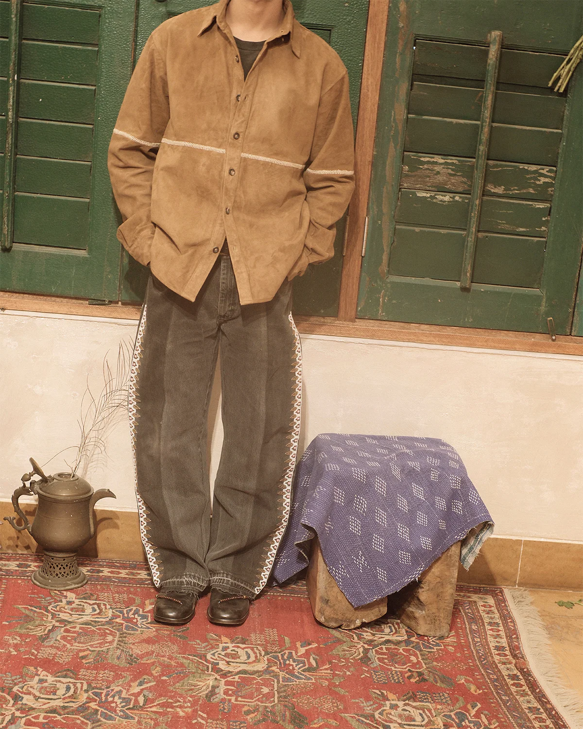 RABARI SUEDE SHIRT - Image 2