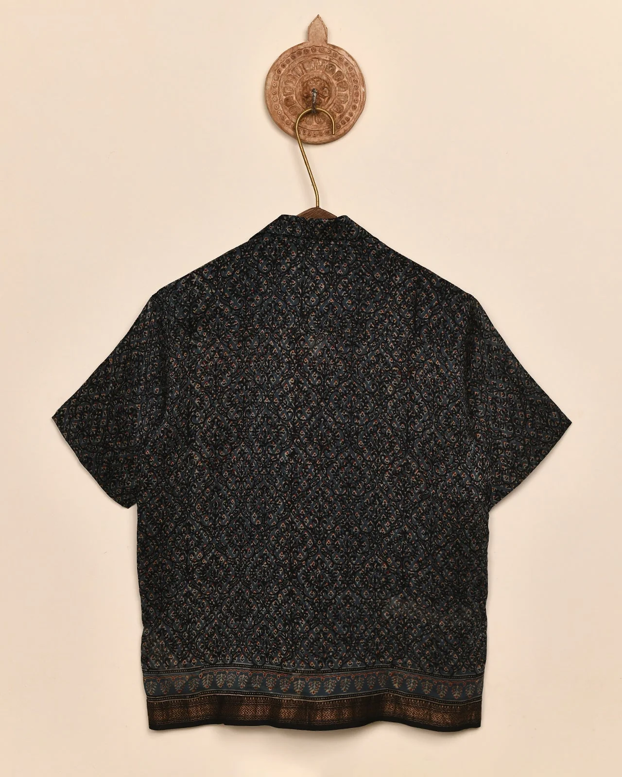 SILK BLOCK PRINT SHIRT - Image 3
