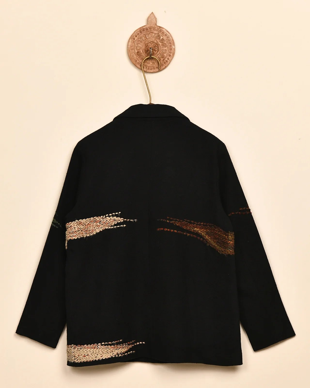 SILK SCARF KANTHA BLAZER - Image 3