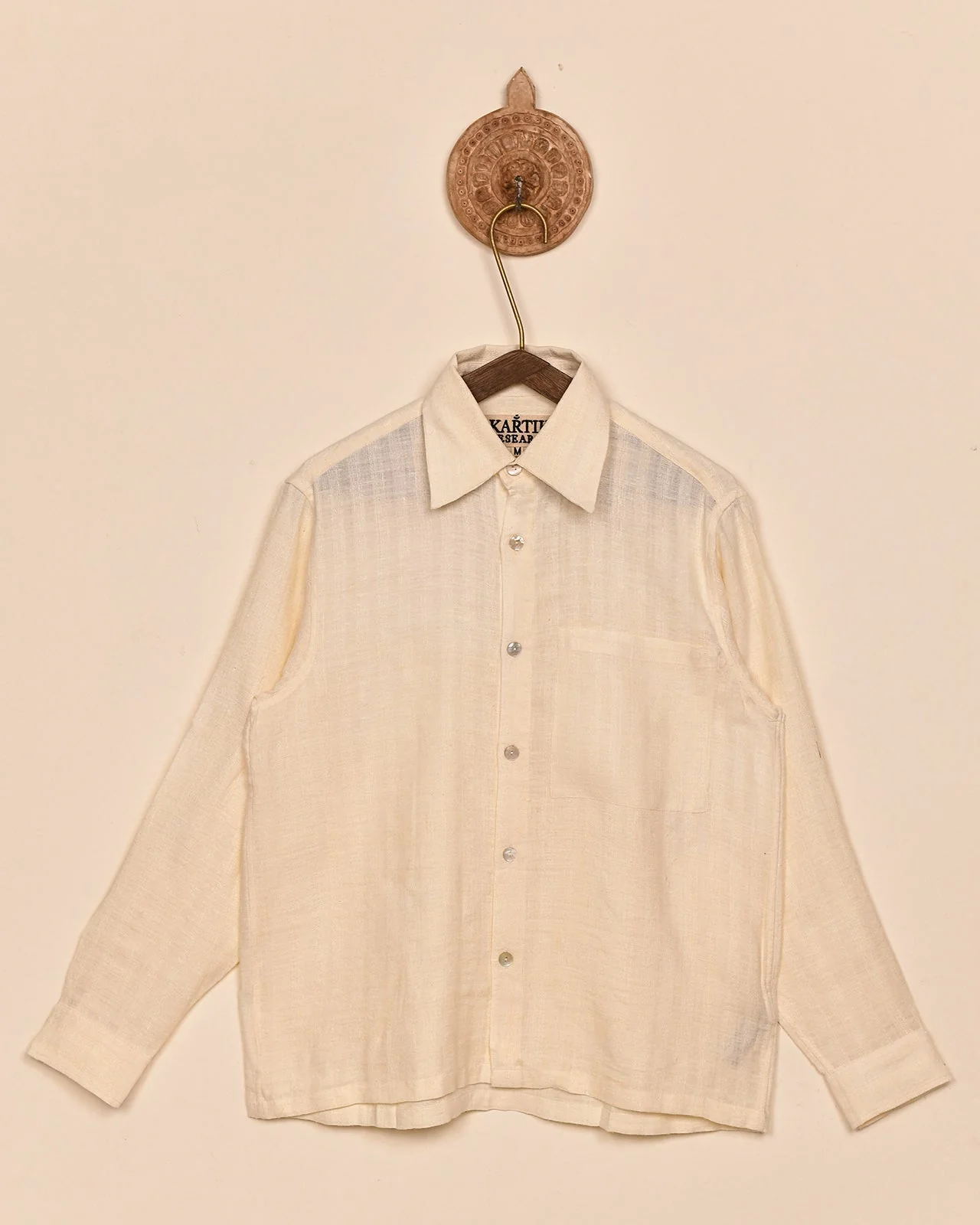 SILK STRIPE SHIRT
