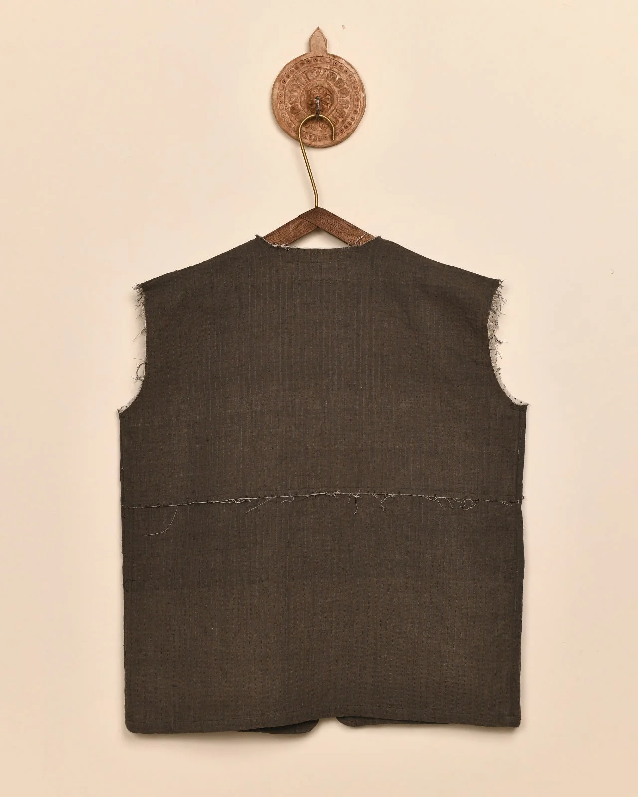 ZIP KANTHA VEST - Image 3